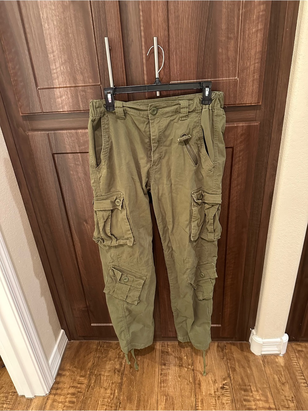 Olive Cargo Pants - Utility Style